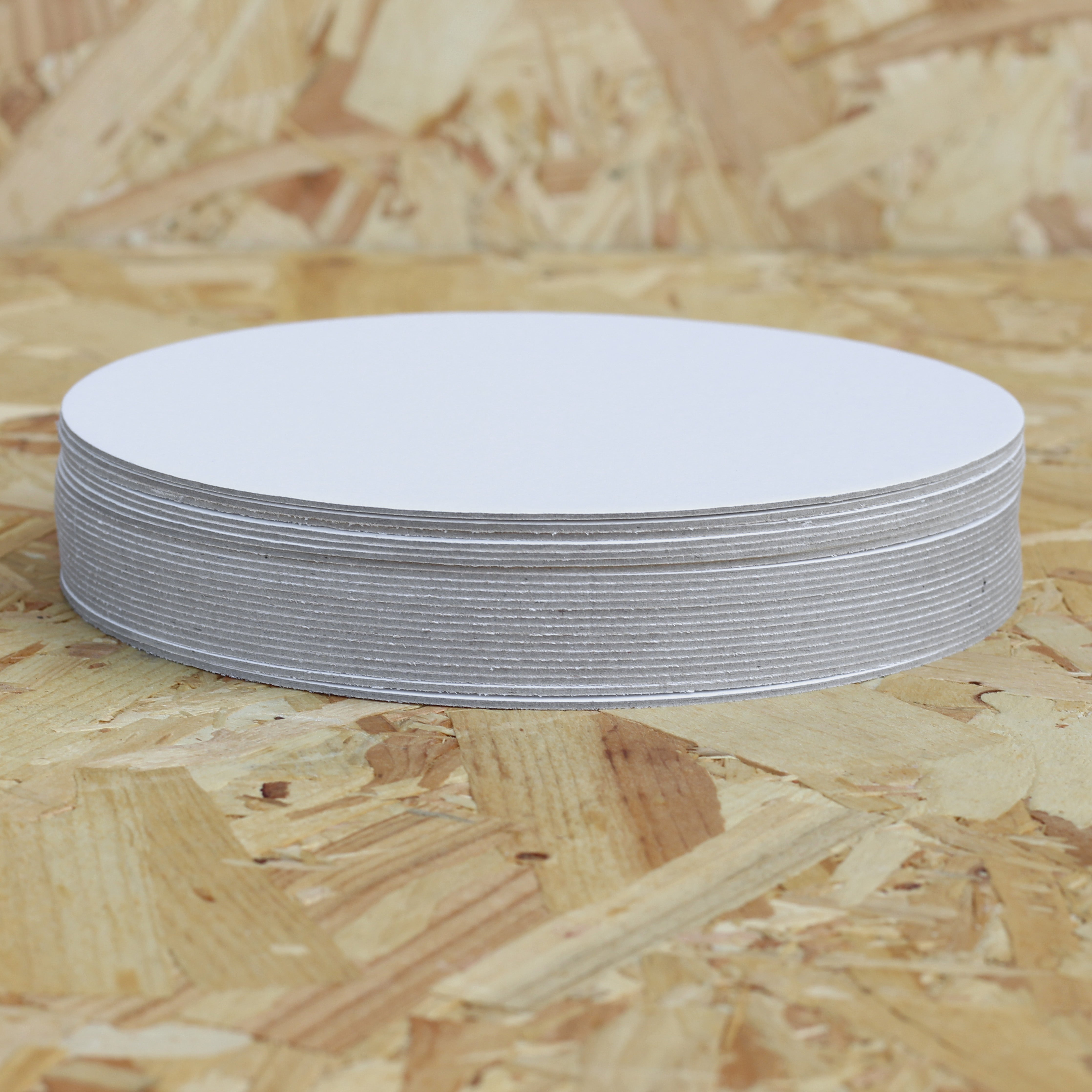 Qiqee 10 Inch Gold Cake Boards Round 40-Packs Circles Rounds Base Food
