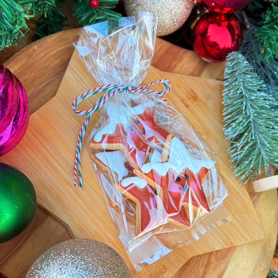 Gingerbread Stars Sugar Cookie Gift Bag (GF/N)