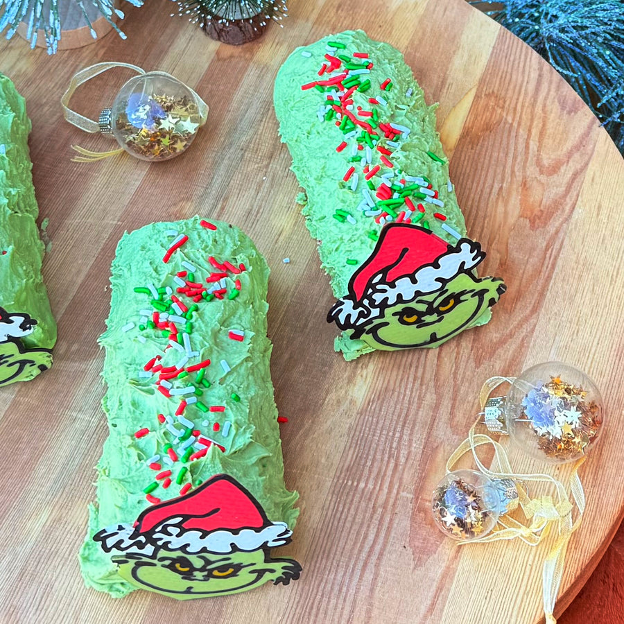 Grinch Yule Log x 2 (GF)