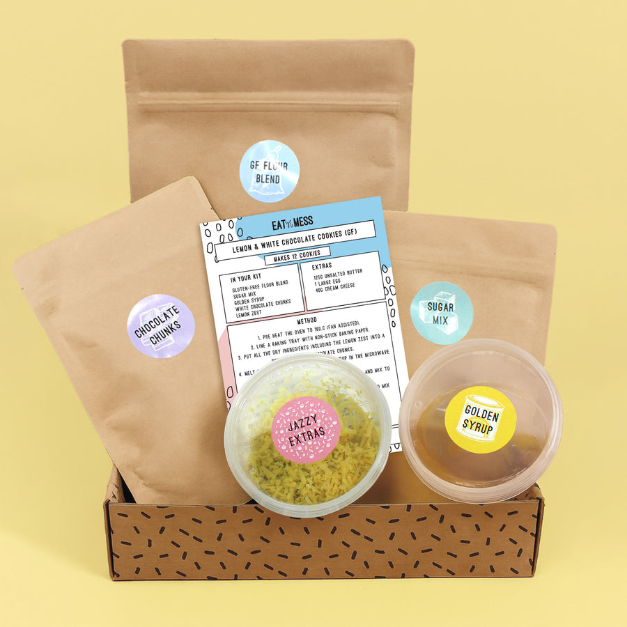 Lemon & White Chocolate Cookie Kit (GF)