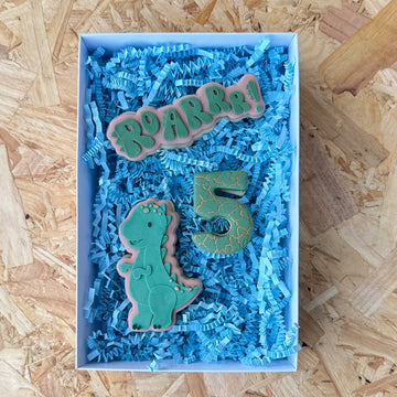 Dinosaur Cookie Gift Box (GF/N)