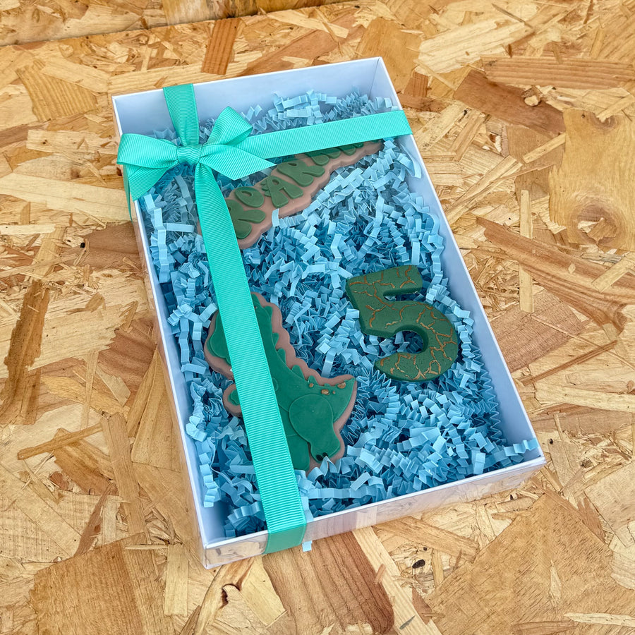 Dinosaur Cookie Gift Box (GF/N)