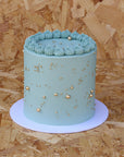 Gold/ Sage Sprinkles Cake (GF)