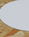 Simply Making White Round Poly-Coated Cake Card