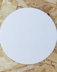 Simply Making White Round Poly-Coated Cake Card