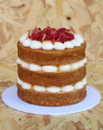 Dairy Free Lemon & Fresh Raspberries Cake (GF/DF)