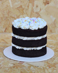 Sticky Chocolate & Vanilla Cake (GF)